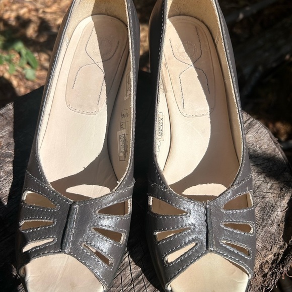 Dr Martens Pump Maria Cut Out Peep Toe Grey Palatine 13110020 Doc Martins Size 7 - Picture 11 of 12